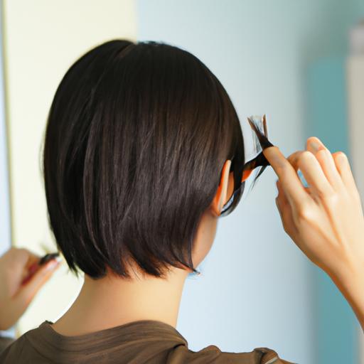 Cách buộc tóc nửa đầu với kẹp tóc cho mái tóc ngắn