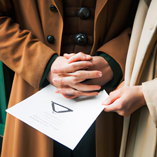 Một cặp đôi nắm tay nhau khi đọc thư tình cùng nhau