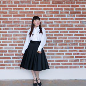 Chân Váy Chữ A Mặc Với áo Gì