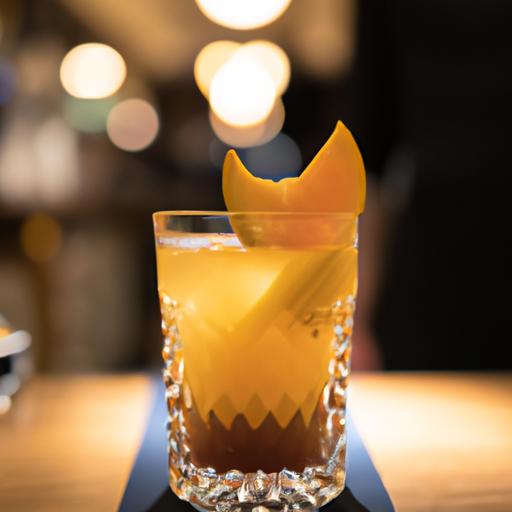 Một ly cocktail tại quầy bar của nhà hàng Hoàng Lan Đà Lạt