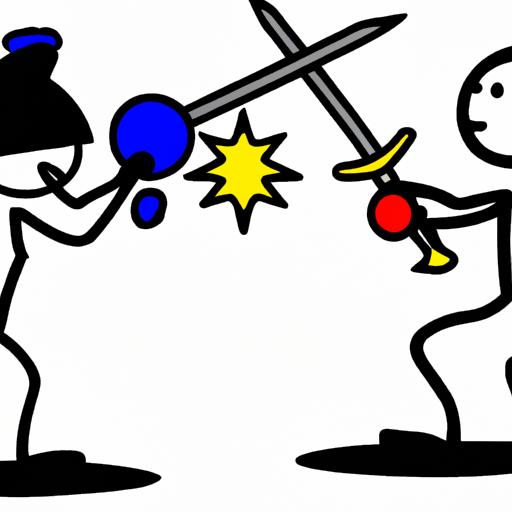 Hình ảnh cuộc chiến khốc liệt giữa nhân vật chính và kẻ thù