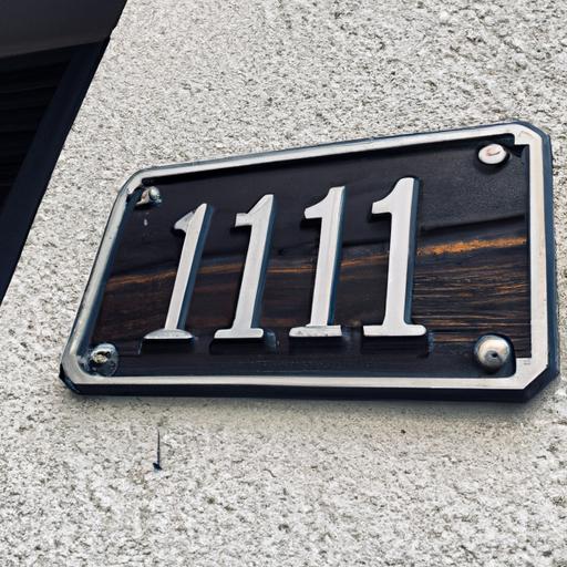 Địa chỉ có số 111