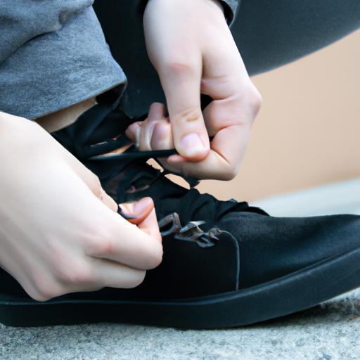 Điều chỉnh độ chặt của nút dây giày