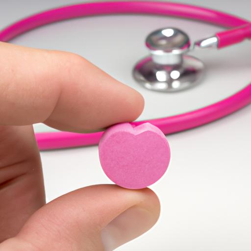Thuốc viên nén màu hồng hình trái tim - Hỗ trợ điều trị một số bệnh lý liên quan đến tim mạch