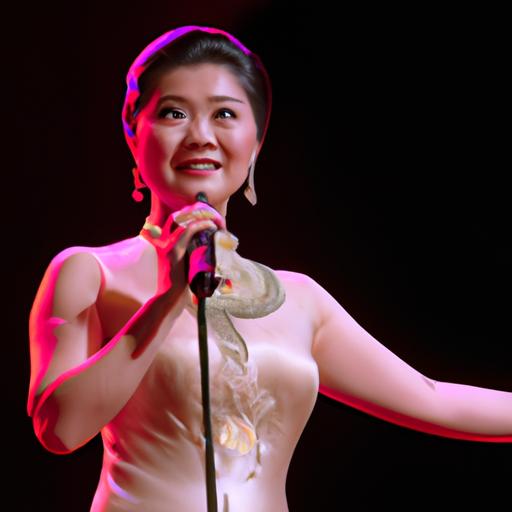 Hồng Nhung trình diễn bài hát Tình Khúc Cho Em trên sân khấu