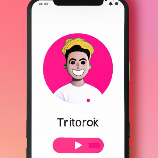 Màn hình smartphone hiển thị video TikTok với avatar trong suốt