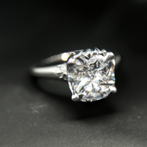 Nhẫn kim cương tinh tế, sang trọng và quý phái.
