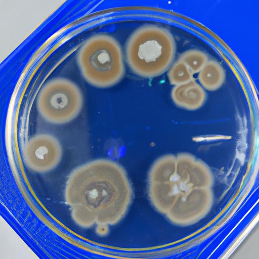 Một nhóm cung mọc bọ cạp trong một cái đĩa Petri