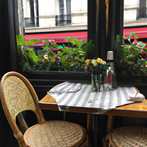 Một quán café ấm cúng ở Paris