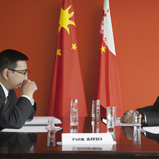 Các quan chức Ấn Độ và Trung Quốc trong cuộc họp