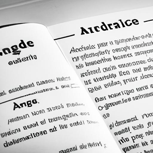 Sách ngữ pháp tiếng Đức mở trang về các đuôi tính từ.