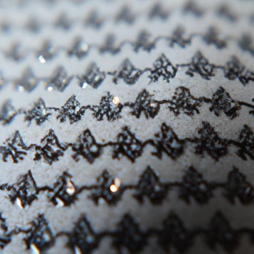 Hình bình hành có tâm đối xứng được sử dụng để tạo hoa văn trên vải.