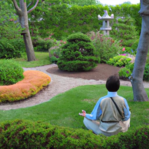Tập trung vào bản thân và tìm thấy sự bình yên trong khu vườn tĩnh lặng.