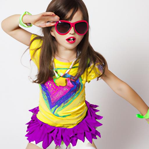 Trang phục đầy màu sắc và vui tươi cho bé gái đi tiệc