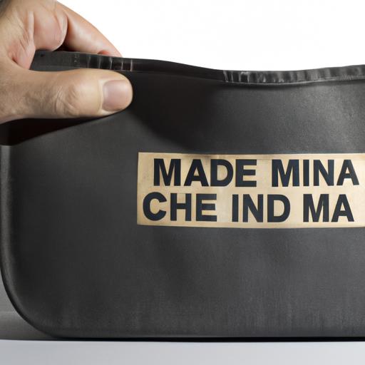 Túi xách hàng si có nhãn 'made in China'