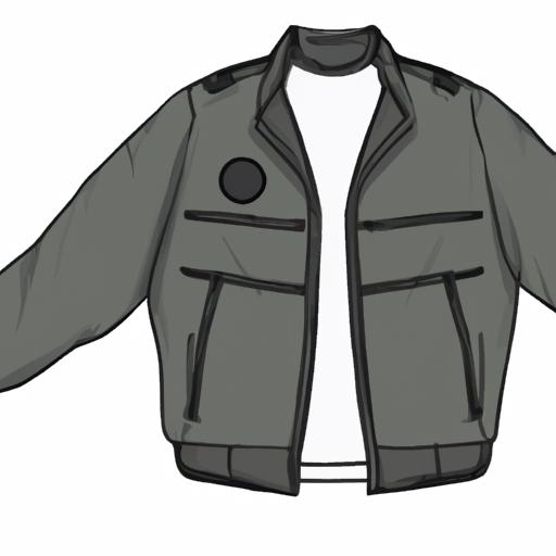 Vẽ một bức tranh kỹ thuật số về chiếc áo khoác bomber nam