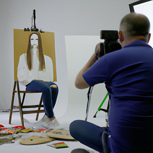 Video vẽ chân dung tốc độ cao của nghệ sĩ vẽ chân dung học sinh
